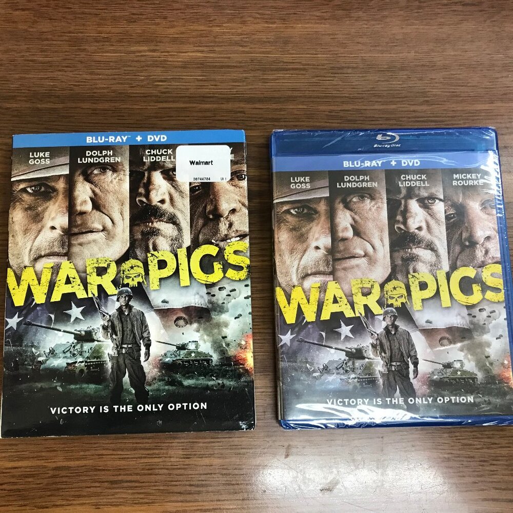 War Pigs Blu ray DVD Dolph Lundgren Mickey Rourke Luke Goss Chuck Liddell